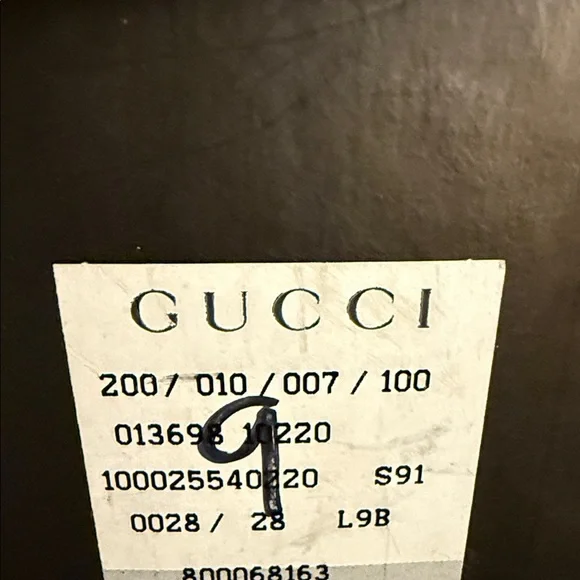 Women chocolate hard bottom Gucci loafers - Picture 6 of 8